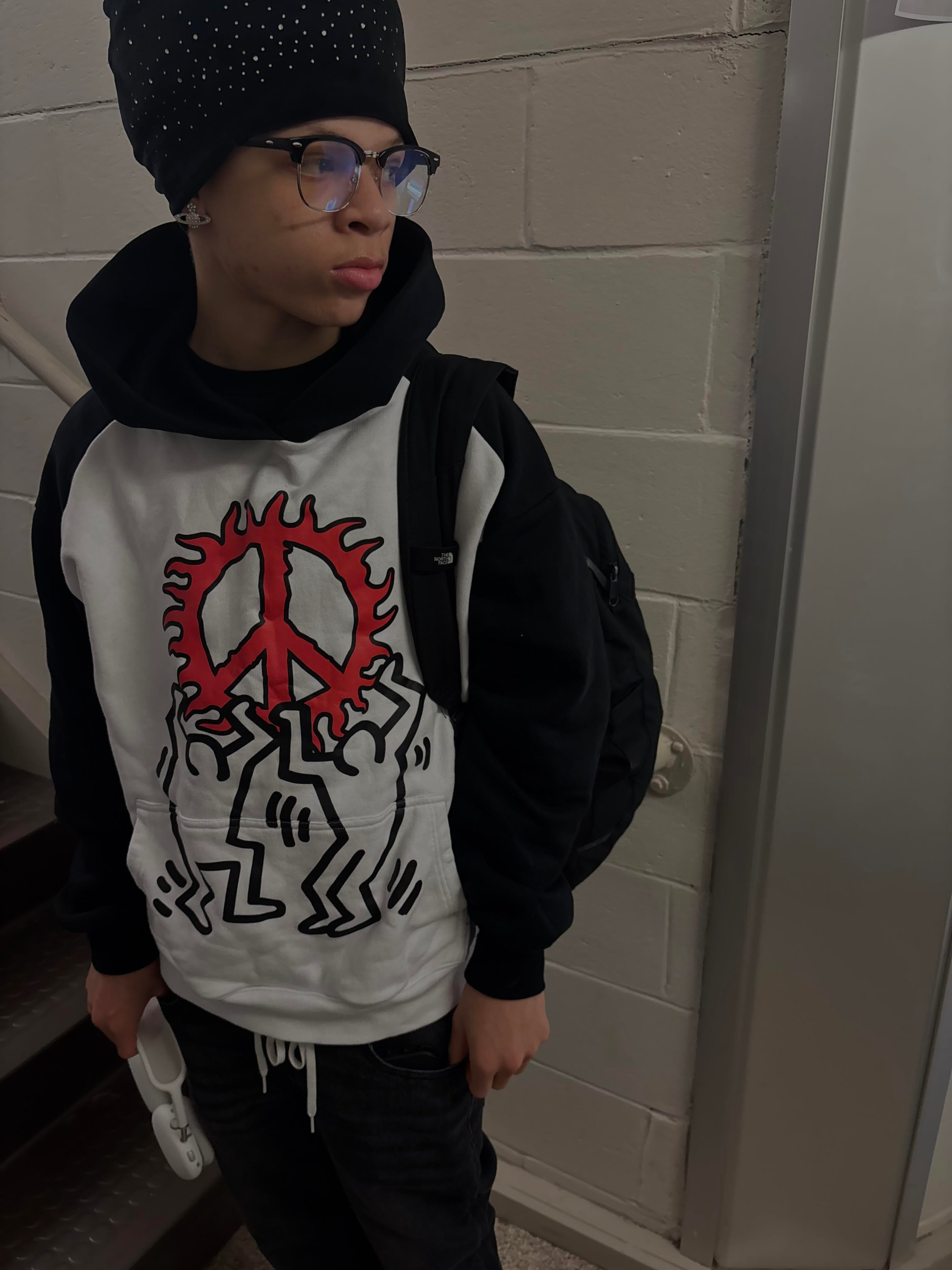 "Hold Your Peace Hoodie" White