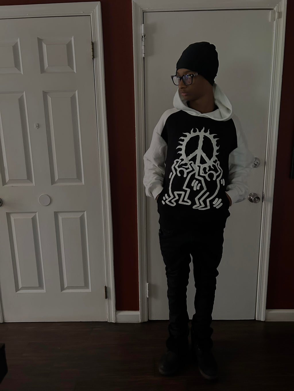 "Hold Your Peace Hoodie" Black