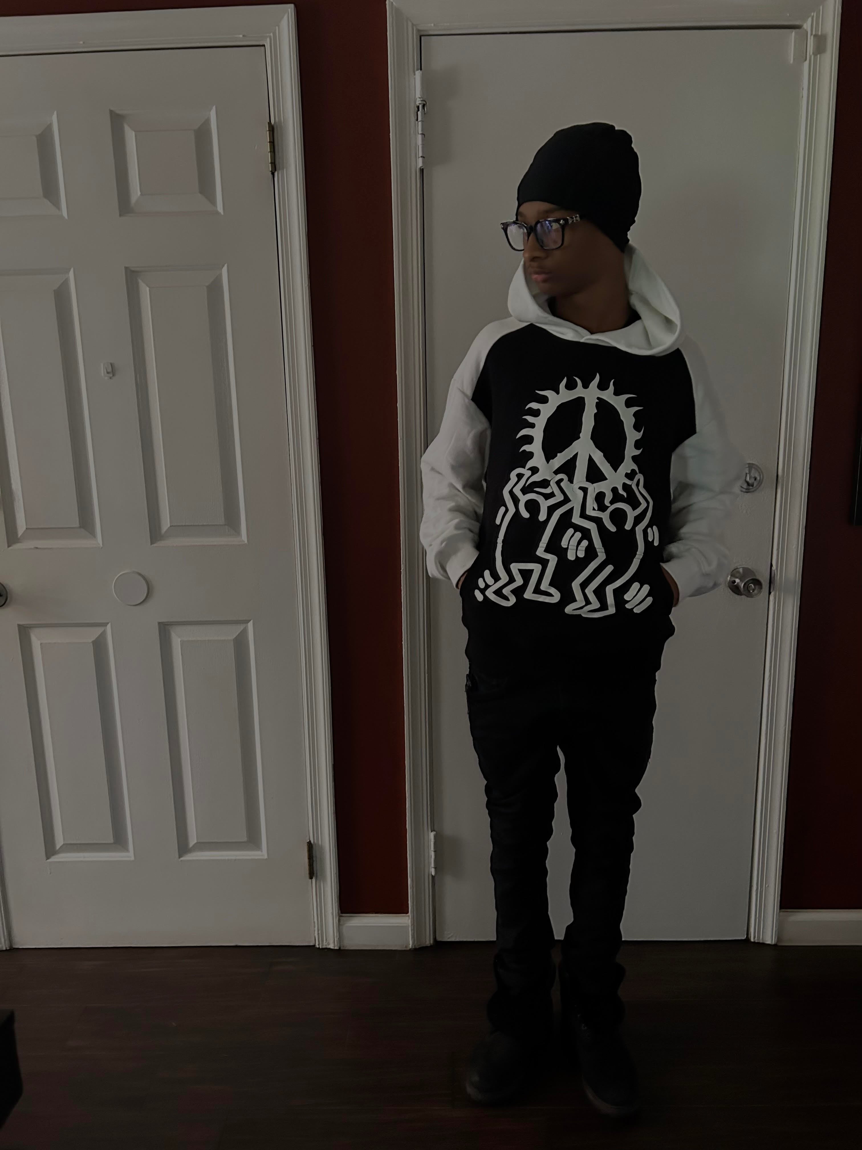 "Hold Your Peace Hoodie" Black