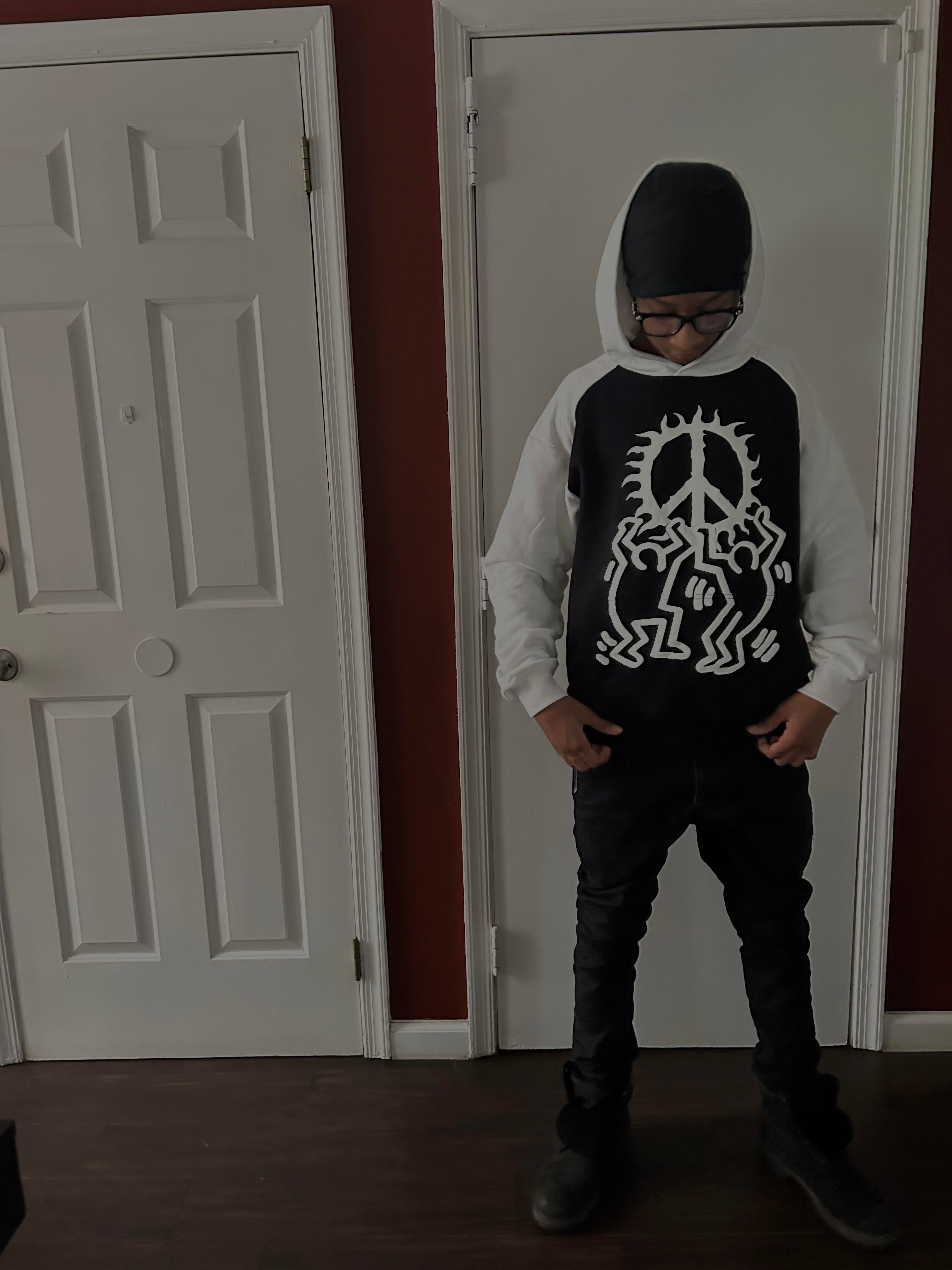 "Hold Your Peace Hoodie" Black